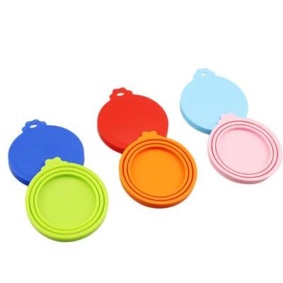 China Multicolor Silicone Pet Suppliers Food Lids Non Spill Odorless for sale