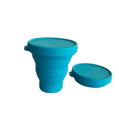 China Taza de consumición plegable extensible de la taza de Nintora-C que acampa del silicón de la taza plegable plegable del viaje en venta