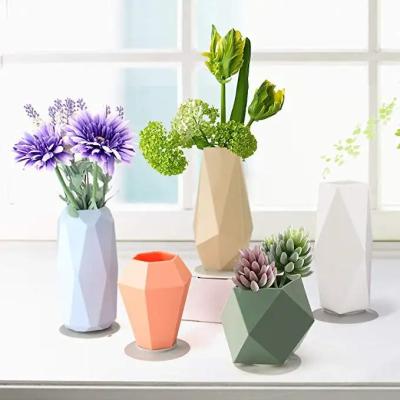 China Nontoxic Silicone Flower Bottle Pot Harmless Multicolor Practical for sale