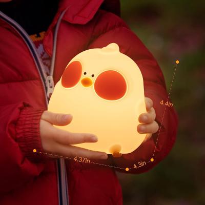 China Lámparas del silicón con el sensor del tacto y teledirigido - regalo infantil cambiante del niño del bebé lindo suave del resplandor del color portátil en venta
