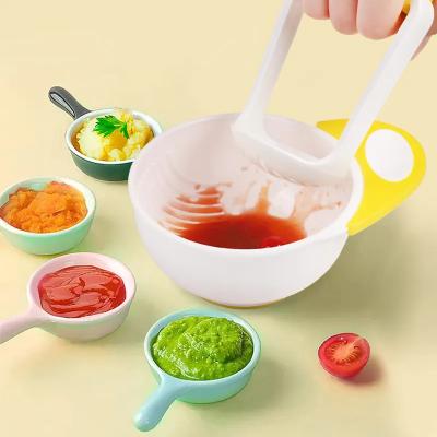 China Practical Nontoxic Silicone Dinnerware Set , Odorless Food Masher Bowl for sale