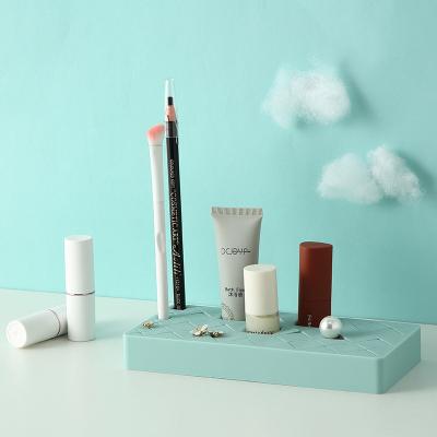 China No tóxico soporte de lápiz labial de silicona / organizador fácil de limpiar en venta