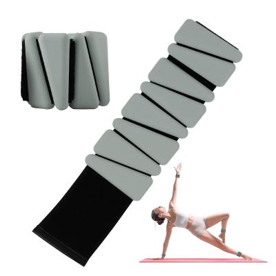 China 2lbs siliconen verstelbare enkel pols gewichten voor thuis gym gebruik yoga dans pilates Te koop