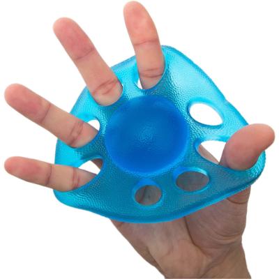 China Cushioned Soft ‎Silicone Hand Finger Grip Strengthener Adjustable Resistance Levels for sale