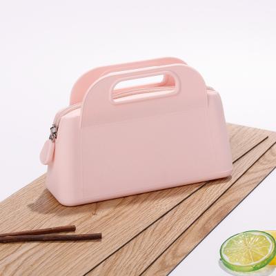 China Nontoxic Toiletry Silicone Makeup Bag Multipurpose Leakproof for sale