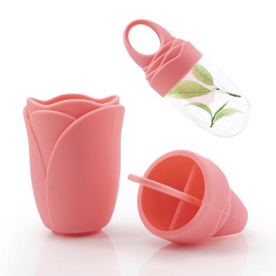 China Face and Body Ice Roller, Silicone Ice Cube for Puffiness, Pain Relief, Cold Therapy Ice Cup Molds Massage Tool en venta