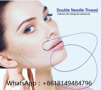 China elevación doble facial del diente del tornillo de la aguja del hilo de la proteína PDO de la sutura de 3D 4D mono en venta