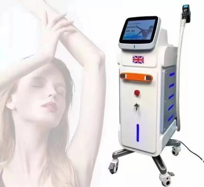 China Permanent Ice Diode Laser Hair Removal Beauty Machine 1200W Titanium Platinum for sale
