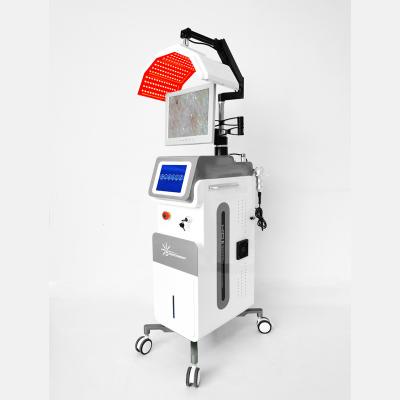 China 10 In 1 Aqua Hydra Peel Machine 7 Colors Pdt Led Light Therapy Machine Flexible for sale