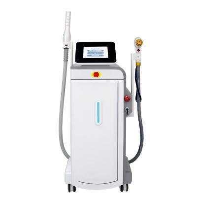 China 2 in 1 Picosecond Laser Tattoo Removal Machine 1200W Diode Laser Remove Hair Whitening for sale