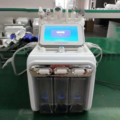 중국 H2O2를 청소하는 1개 마리크로 피부 박리술 기계 기공에서 히드라 얼굴 6 판매용