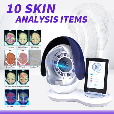China ODM sem fio de Wifi da máquina facial mágica do analisador da pele do espelho 3d à venda