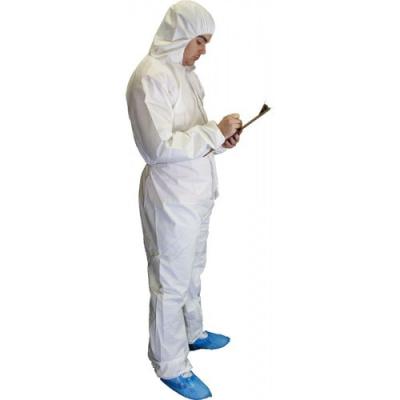 China Anti - Static Disposable Safety SMS Non Woven Workers Coverall Suit for sale
