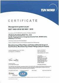 TUV NORD ISO 9001:2015 - Y & G International Trading Company Limited