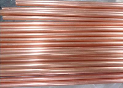 China Straight Seamless Copper Pipe C11000 , Custom Rotating Bands Copper Round Tube for sale