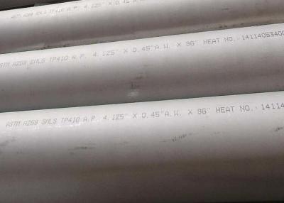 China ASTM A269 TP 410 / 410S Stainless Steel Round Pipe With Oxidation Resistance for sale
