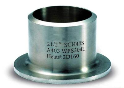 China Butt Welded Lap Stainless Steel Pipe Fittings , JIS B2312 / ANSI B16.9 Steel Flanged Fittings for sale