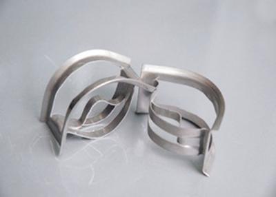 China High Capacity Metal Saddle Ring , Stainless Steel Packing With Great Separating for sale