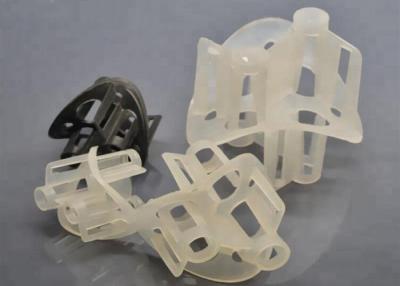 China Acid Gas Absorption Plastic Heilex Ring , PP PE CPVC RPP PVDF Random Plastic Packing for sale