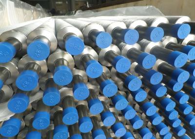 China LL Type Stainless Steel Fin Tube , Wound Longitudinal Finned Pipe for sale