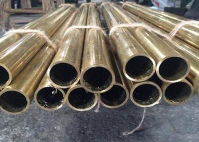 China GB/T 5231-2012 H85 Brass Tubing / Seamless Copper Tube For Condenser OD 19.5cm for sale