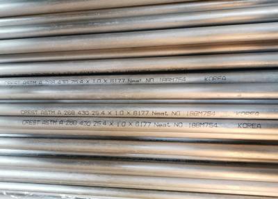 China ASTM A268 430 Seamless Stainless Tube UNS S43000 With Good Corrosion Resistance for sale