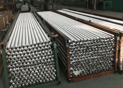 China Industrielle 1060 0.3mm Aluminiumrippenrohre Wärmeübertragung zu verkaufen