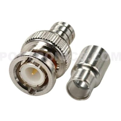 China BNC-6259 Two-Piece BNC Male Crimp On Connector to RG59 CCTV Coaxial Cable for sale
