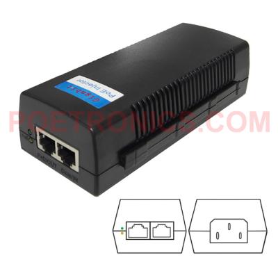 China POE-PSE01GT Gigabit 30W POE Injector-IEEE802.3at 30W Built-in Power 12