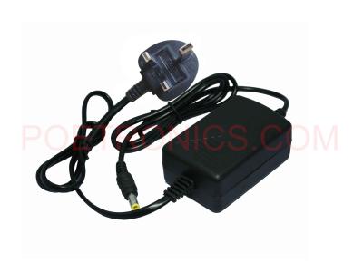 China Adaptador Capsulated da fonte de alimentação do interruptor do CCTV dos plásticos do Desktop de PSA1212 DC12V 1A 12W à venda