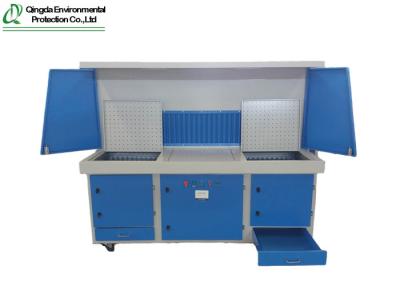 China Ergonomic Design Fume Purifier Downdraft Dust Collection Table for sale