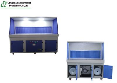 China 1.5KW 6KW Industrial Dust Exhaust Downdraft Grinding Table for sale
