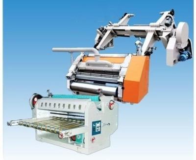 China Single Facer Corrugation Line, Mill Roll Stand + Single Facer + Rotary Cutter for sale