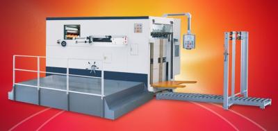 China Semi-auto Die-cutting and Creasing Machine, Flatbed Die-cutting + Creasing, stripping unit as option for sale