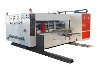 China Automatic Flexo Printing Slotting Die-cutting Machine, Automatic Lead-edge Feeding for sale
