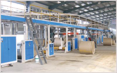 China 3/5/7-layer Corrugated Cardboard Manufacturing Plant, Corrugated Cardboard Making Machine for sale