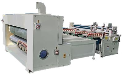 China Automatic Feeding Rotary Die-cutting Machine, Auto Feeder + Chain Feeder + Rotary Die-cutter Creaser for sale
