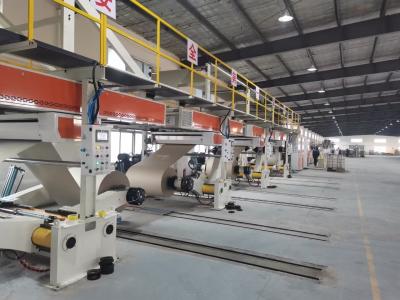 China cadena de producción dura del cartón 2/3/4-ply, fábrica gris de la cartulina de la industria en venta