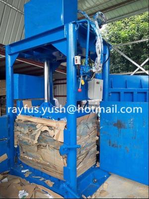 China Vertical Hydraulic Baling Machine, for Waster Cardboard, Carton Box, etc. for sale
