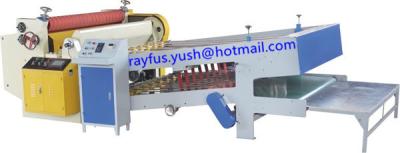 China NC Computer-control Rotary Slitter Cutter Stacker, Corrugated Cardboard Slitting + Cutting + Stacking for sale