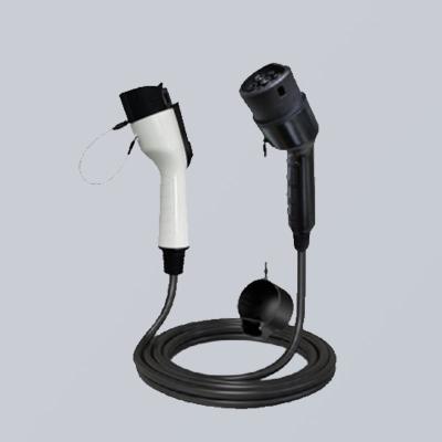 China IP67 Type2 to Type1 Electric Car Extension Cable 7kw 32A EV Charging Accessories for sale