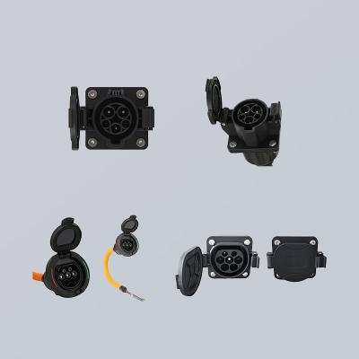 China Customized Type1 32A 250V AC EV Socket EV Charging Accessories for sale