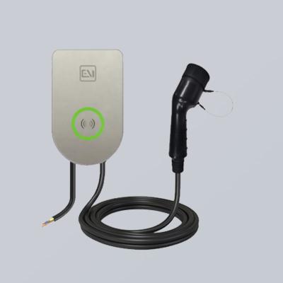 China OCPP1.6 Garage Type 2 	Wall Mounted EV Car Charger 7kW 32A Indoor Outdoor for sale