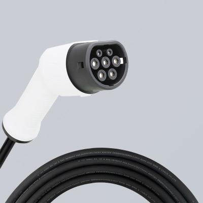 China Type 2 - Type 2 EV Charger Extension Cable 16A Silver Plating for sale