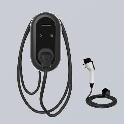 China CCS2 Type 2 OCPP1.6 11kW AC EV Charger Wall Mounted EV Charging Station Air Cooling for sale