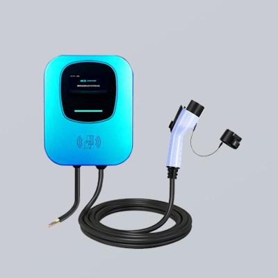 China Customizable 11kw 16A GB/T Wall Mounted EV Charger Home Wallbox Charger for sale