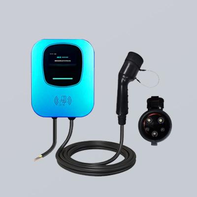 Cina OEM 11kW APP Wifi 16A 3Phase EV Charger Wallbox For Electric Vehicle in vendita