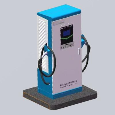 China Double Guns 180KW Floor Mounted EV Charger With OCPP Lightning Protection for sale