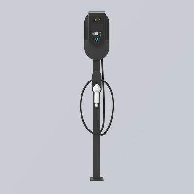 China 7kW 32A IP55 Wallbox AC EV Charger Dustproof For Public Parking Lots for sale