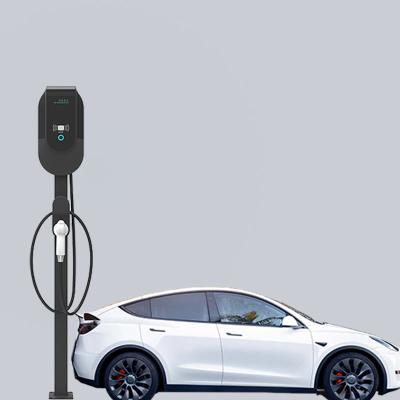 China Adjustable Charging Point 7kW DC  Floor Mounted EV Charger CE for sale